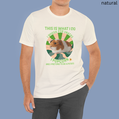Guinea Pig This Is What I do Green Tee