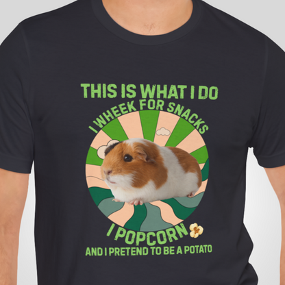 Guinea Pig This Is What I do Green Tee