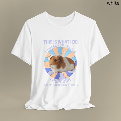 Guinea Pig This Is What I do Purple Tee