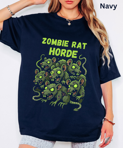 Zombie Rat Horde Shirt - Undead Rodents Horror Graphic