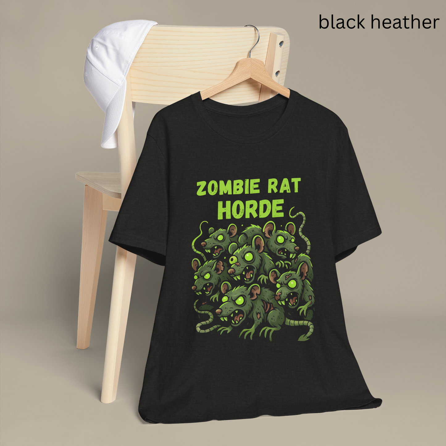 Zombie Rat Horde Shirt - Scary Undead Rodent T-Shirt, Horror Graphic Tee, Creepy Halloween Top, Gamer Gift, Gothic Spooky, Creature Shirt